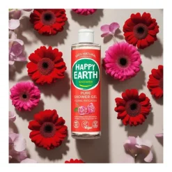 New Happy Earth 100% Natuurlijke Shower Gel Floral Patchouli
