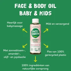 Online Happy Earth Gezicht & Lichaam Olie Baby & Kids