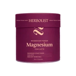 Clearance Herbolist magnesium poeder beauty chai latte