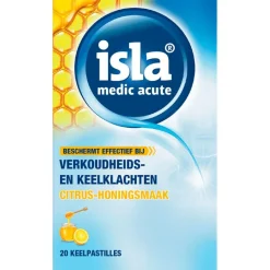 New Isla Medic Acute Citrus-Honing Keelpastilles