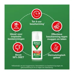 Best Jungle Formula Anti Muggenspray Maximum 50% DEET 75 ML