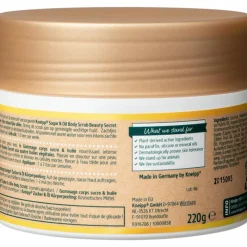 New Kneipp Beauty Secret Sugar & Oil Body Scrub 220 gr