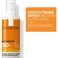 La Roche-Posay Anthelios Onzichtbare Zonnebrandpray SPF50+ 200 ML