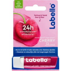 Best Labello Cherry Shine Lippenbalsem 24u Hydratatie Zachtrood 1 Stuk