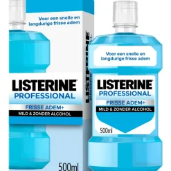 New Listerine professional fresh breath+500ml