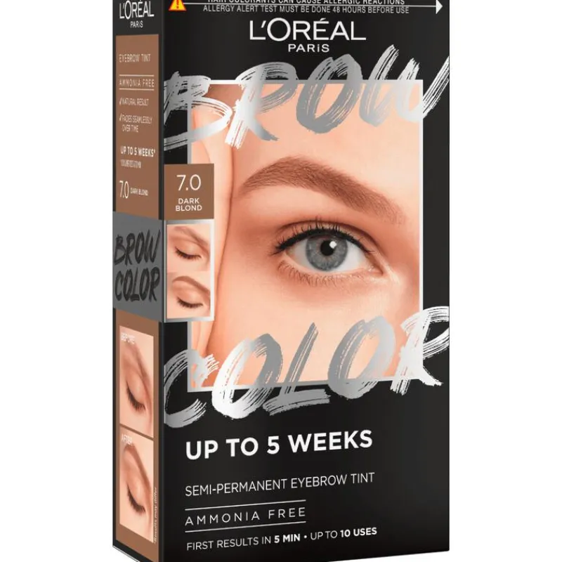 New L'Oréal Paris Brow Color wenkbrauwverf 7.0 e 30 ML Dark Blond