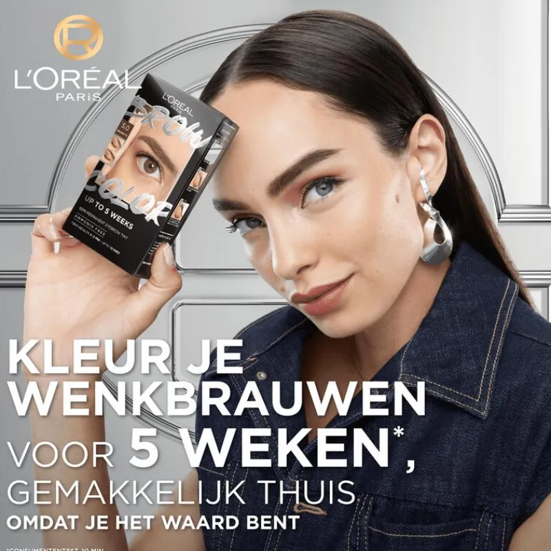 New L'Oréal Paris Brow Color wenkbrauwverf 7.0 e 30 ML Dark Blond