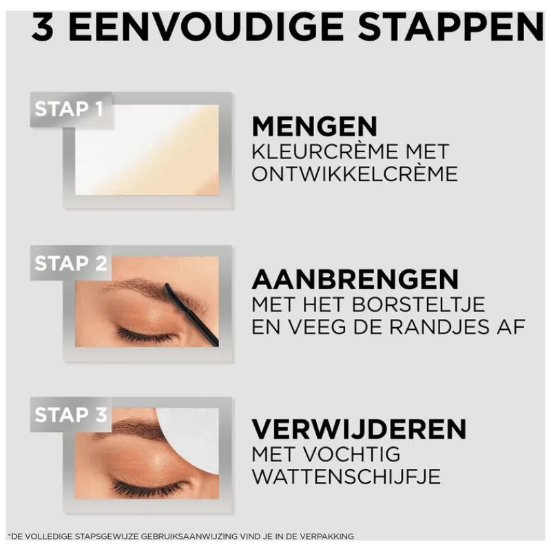 New L'Oréal Paris Brow Color wenkbrauwverf 7.0 e 30 ML Dark Blond