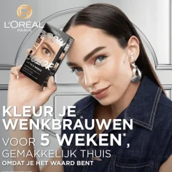 New L'Oréal Paris Brow Color wenkbrauwverf 1.0 30ML Black