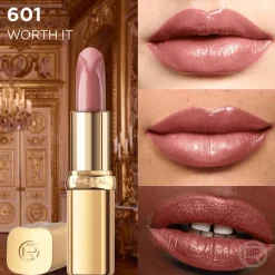 Hot L'Oréal Paris Color Riche Satin 601 Nudes of Worth Lippenstift 4,5 GR 601 - Worth It