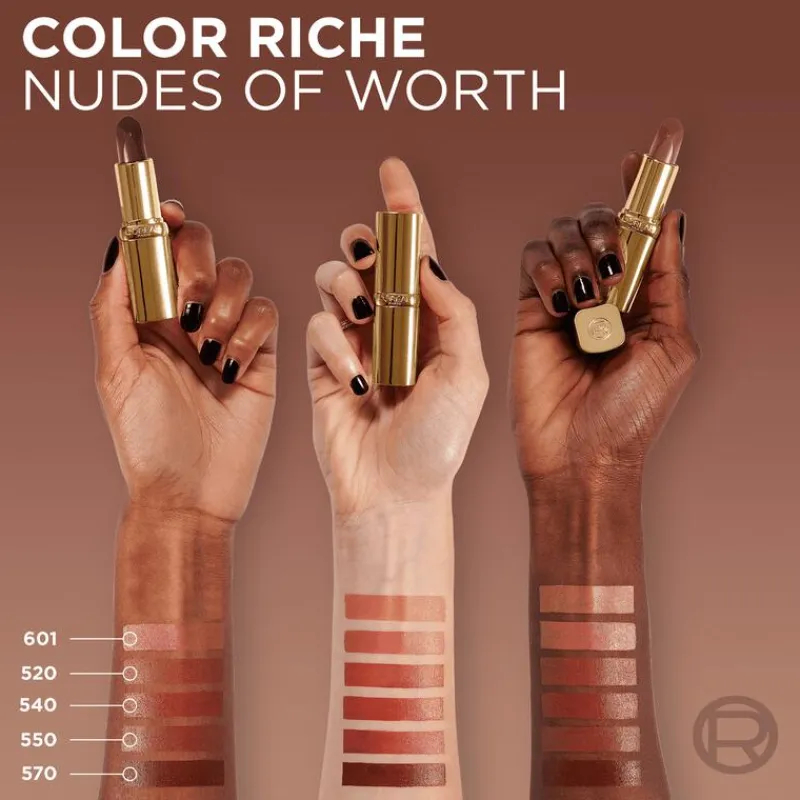 L'Oréal Paris Color Riche Satin 540 Unstoppable Nudes of Worth Lippenstift 4,5 GR 540 - Nude Unstoppable