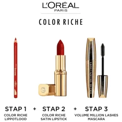 Discount L'Oréal Paris Color Riche Satin Lippenstift 4,5 GR 297 Red Passion