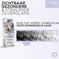 L'Oréal Paris Cool Silver Revitaliserende Zilververzorging Absoluut Silver 03 Absoluut Zilver