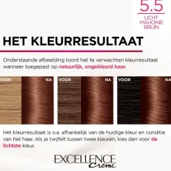 Discount L'Oréal Paris Excellence Crème Verzorgende Crèmekleuring 5.5 Licht Mahoniebruin
