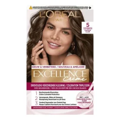 Hot L'Oréal Paris Excellence Crème Verzorgende Crèmekleuring 5 Lichtbruin