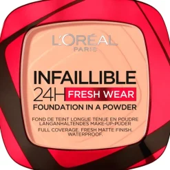 Hot L'Oréal Paris Infaillible 24H Fresh Wear Foundation in a Powder 245 Golden Honey