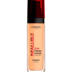 Sale L'Oréal Paris Infaillible 32HR Fresh Wear Foundation met SPF25 30 ML 235 Honey
