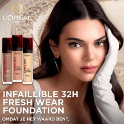 Sale L'Oréal Paris Infaillible 32HR Fresh Wear Foundation met SPF25 30 ML 235 Honey