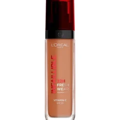Outlet L'Oréal Paris Infaillible 32HR Fresh Wear 365 Deep Gold Foundation met SPF25 30 ML 365 Deep Golden