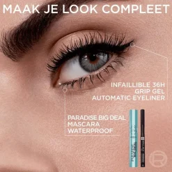 Online L'Oréal Paris Lash Paradise Big Deal Mascara Waterproof Zwart