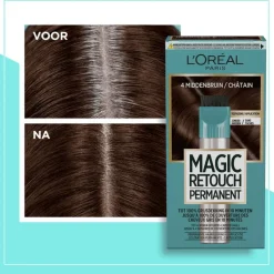 Best L'Oréal Paris Magic Retouch Permanente Haarverf 4 Middenbruin