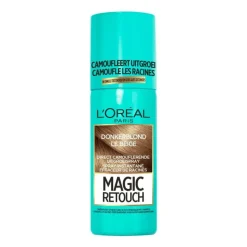 New L'Oréal Paris Magic Retouch Camouflerende Uitgroeispray Donkerblond 75 ML 4 Donkerblond