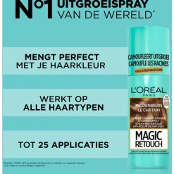 Best L'Oréal Paris Magic Retouch Camouflerende Uitgroeispray Middenbruin 75 ML 3 Middenbruin