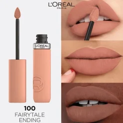 Hot L'Oréal Paris Matte Resistance Lipstick 100 Fairytale Ending