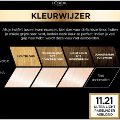 Discount L'Oréal Paris Préférence Le Blonding Permanente Haarverf Ultra Licht Parelmoer Asblond 11.21