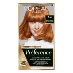 New L'Oréal Paris Préférence Permanente Haarkleuring 7.4 Mango