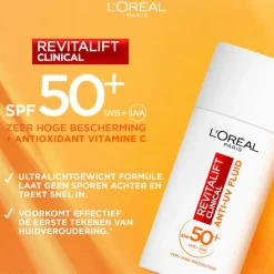 Discount L'Oréal Paris Revitalift Clinical Vitamin C UV Fluid Daily Moisturizer 50 ML