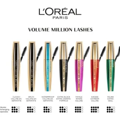 New L'Oréal Paris Volume Million Lashes Classic 01 Volume Mascara Extra Black