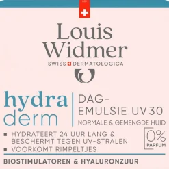 Online Louis Widmer Hydraderm Dagemulsie UV SPF30 Zonder Parfum 50 ML
