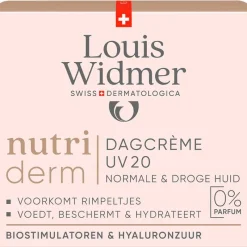 Outlet Louis Widmer Nutriderm Dagcrème UV SPF 20 Zonder Parfum 50 ML