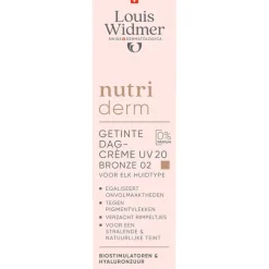 Online Louis Widmer Nutriderm Getinte Dagcrème UV SPF20 Bronze 02 Zonder Parfum 30 ML