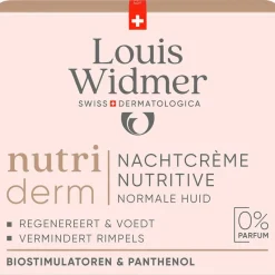 New Louis Widmer Nutriderm Nachtcrème Nutritive Zonder Parfum 50 ML