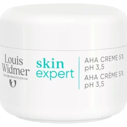 New Louis Widmer Skinexpert Aha Crème 5% Ph 3,5 Zonder Parfum 50 ML
