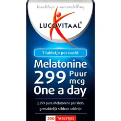 Best Lucovitaal MELATONINE 299 MCG PUUR