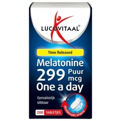 Online Lucovitaal Melatonine 299mcg Time Released 200 st