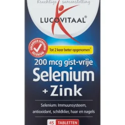 Discount Lucovitaal Selenium + Zink Tabletten 45 Stuks