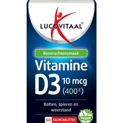 Outlet Lucovitaal Vitamine D3 10mcg 60 kauwtabl