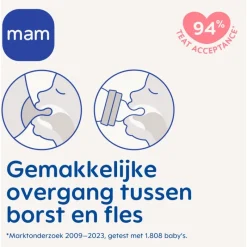 New MAM Flesspeen Maat X2 stuks