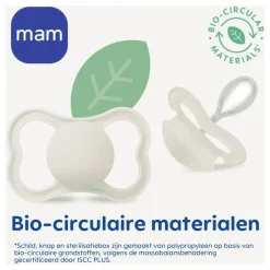 Online MAM Supreme Fopspenen 6-16 maanden Uni 2 stuks