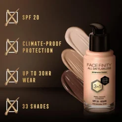 Hot Max Factor Facefinity Foundation 30 ML Natural Rose/C50