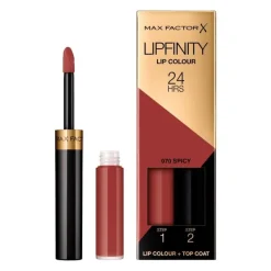 New Max Factor Lipfinity Lip Colour Lipstick 070 Spicy