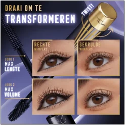 Discount Max Factor Masterpiece 2In1 Lash Wow Mascara 03 Midnight Black