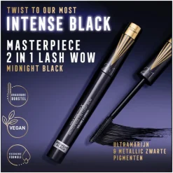 Discount Max Factor Masterpiece 2In1 Lash Wow Mascara 03 Midnight Black