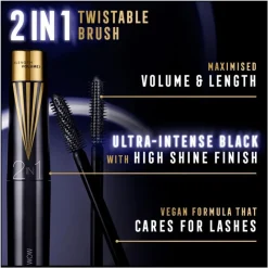 Discount Max Factor Masterpiece 2In1 Lash Wow Mascara 03 Midnight Black