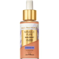 Hot Max Factor Miracle Pure Serum Foundation 30 ML 60-80 Light To Medium