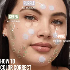 New Maybelline Instant Anti Age Eraser Concealer Color Corrector Paars